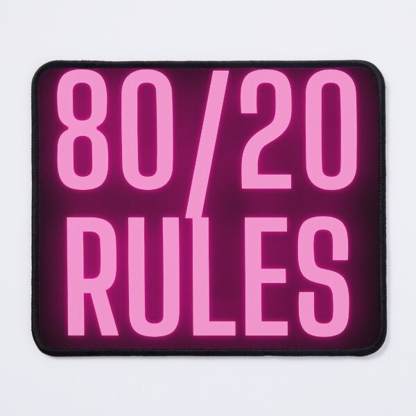 Item preview, 80/20 RULES The Pareto Principle designed and sold by Javamba.