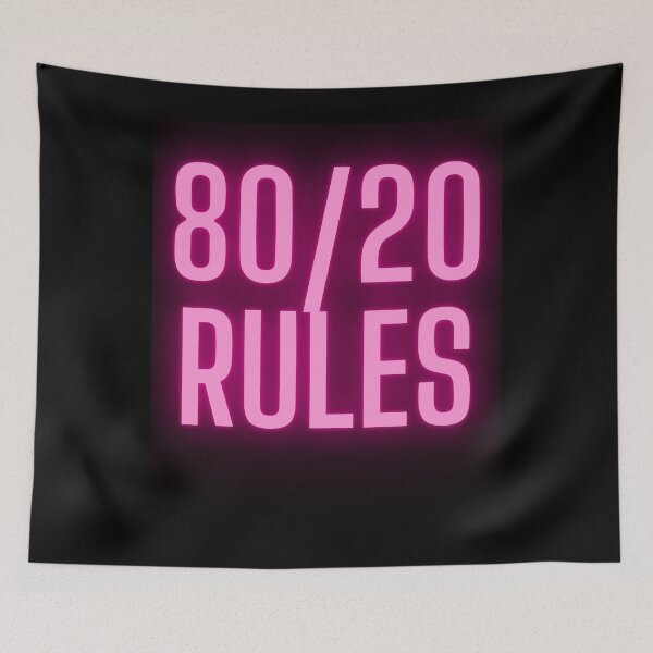 Item preview, 80/20 RULES The Pareto Principle designed and sold by Javamba.