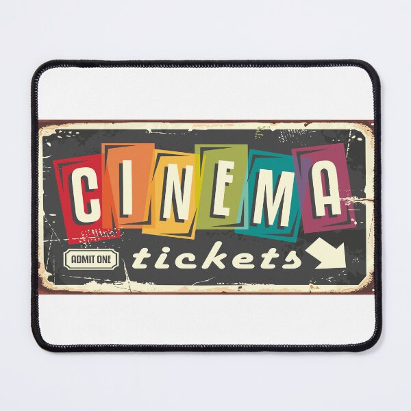 Item preview, Cinema Ticket Design - Cinema 4k / Vintage Cinema - Rainbow designed and sold by lookupcare.