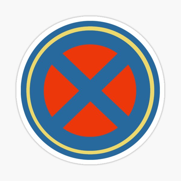 X Logo Sticker