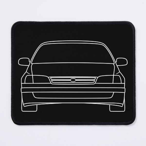 Item preview, Toyota Carina E colored white lines car t-shirt design designed and sold by EdimDesign.