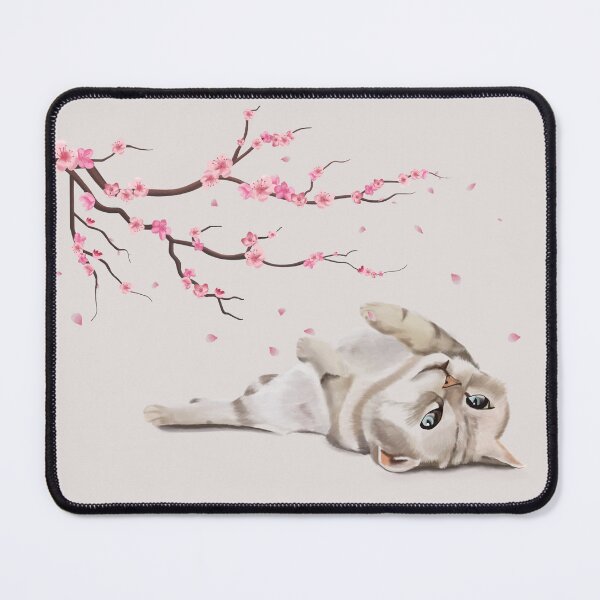 Item preview, Cherry Blossom Cat designed and sold by PawssionateArt.