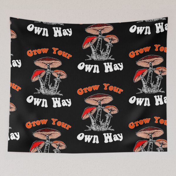 Item preview, Grow Your Own Way, Shroomz designed and sold by SportyDogShop.