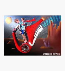 Spacebike Joyride Photographic Print
