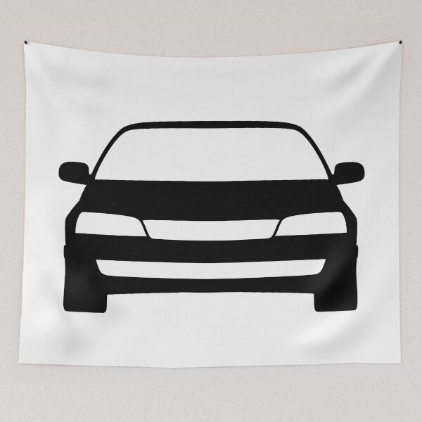 Item preview, Toyota Carina E black silhouette best car t-shirt design designed and sold by EdimDesign.