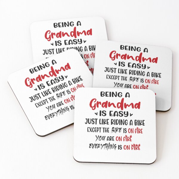 Item preview, Being A Grandma Is Like Riding A Bike Mothers Day Birthday Funny Gigi designed and sold by EasyPrintGift.