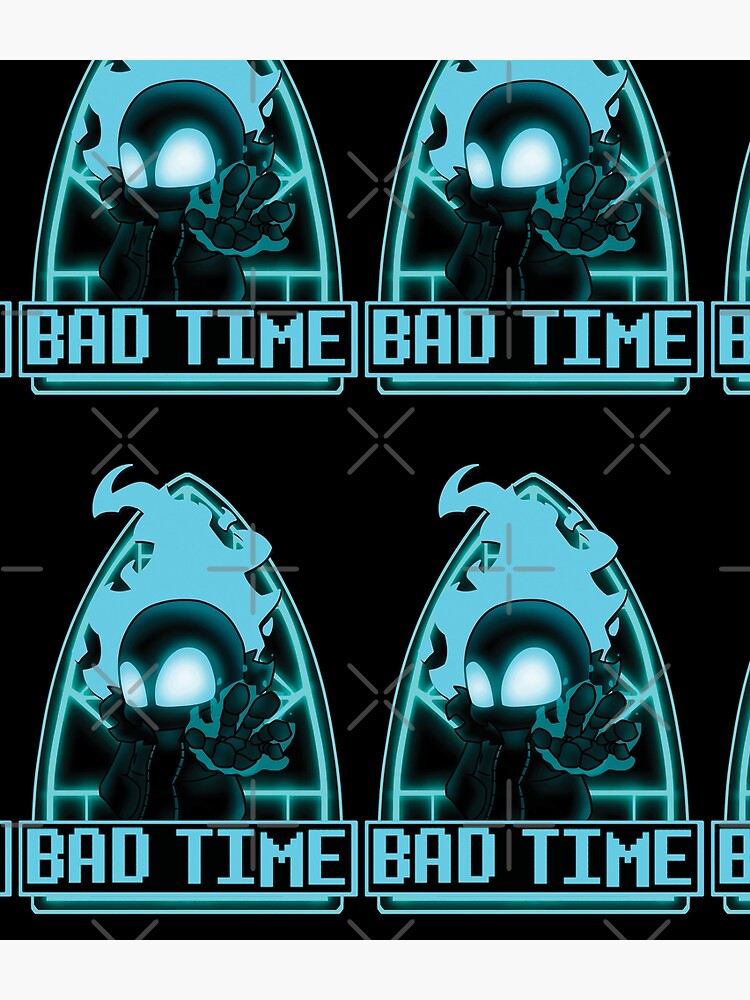 Copy of FNF INDIE CROSS - undertale nightmare sans bad time art  Photographic Print for Sale by Ruvolchik