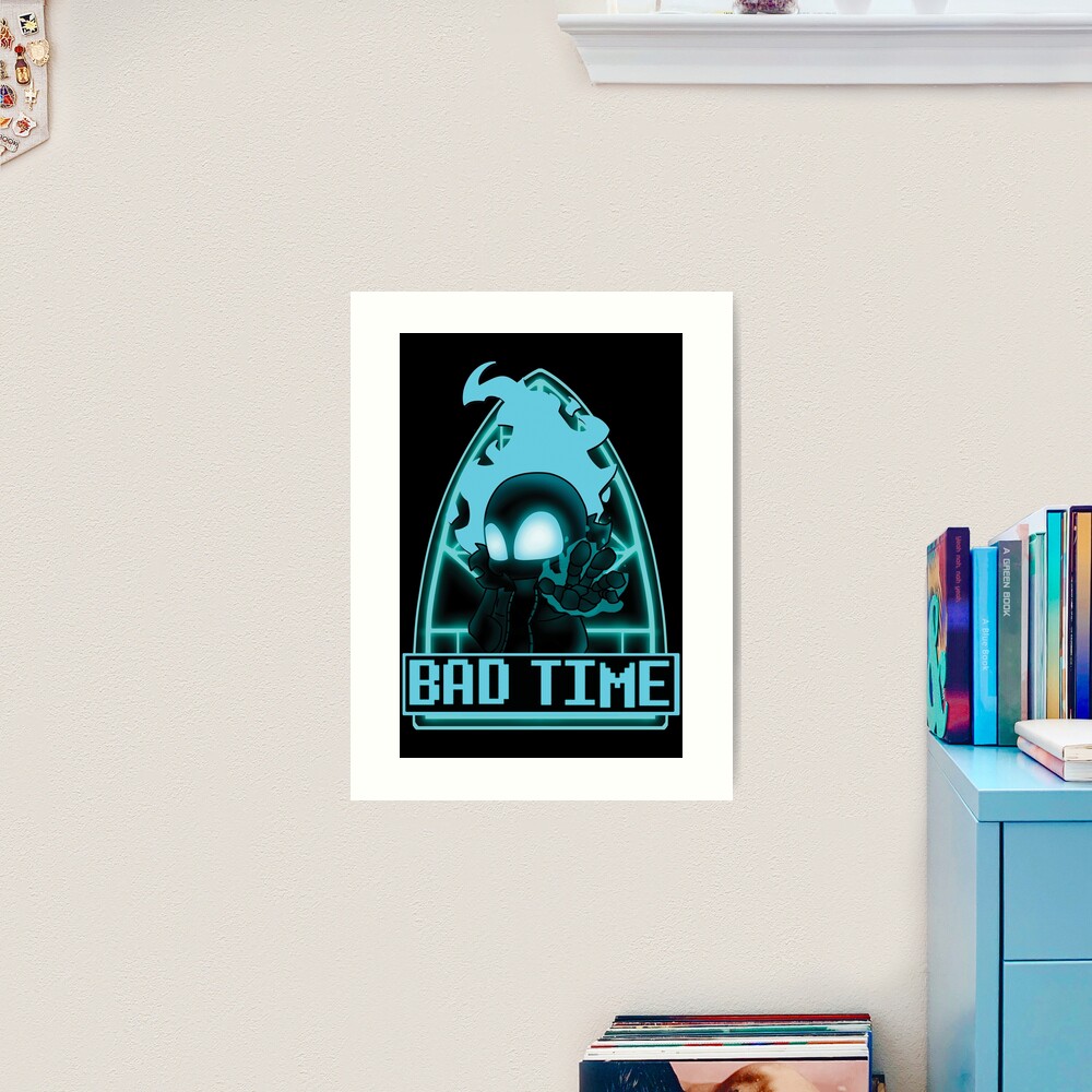 Copy of FNF INDIE CROSS - undertale nightmare sans bad time art  Photographic Print for Sale by Ruvolchik