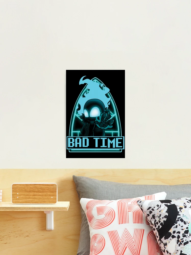 Copy of FNF INDIE CROSS - undertale nightmare sans bad time art  Photographic Print for Sale by Ruvolchik