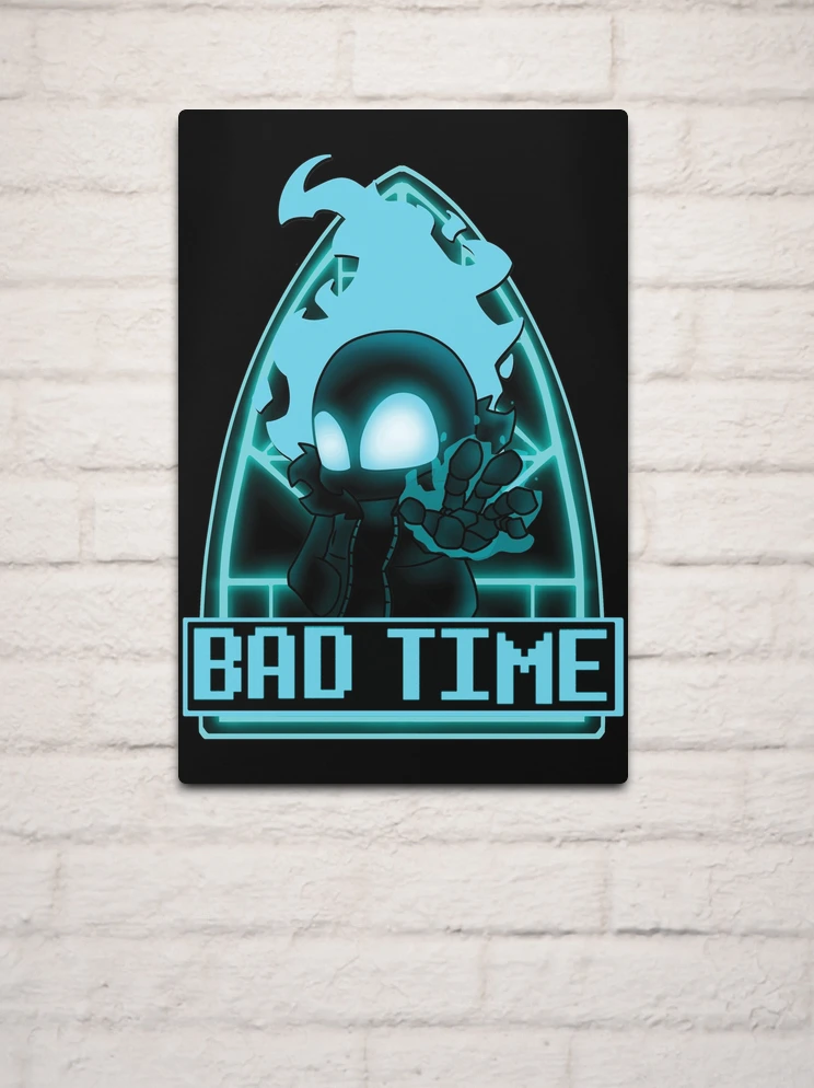 Copy of FNF INDIE CROSS - undertale nightmare sans bad time art  Photographic Print for Sale by Ruvolchik