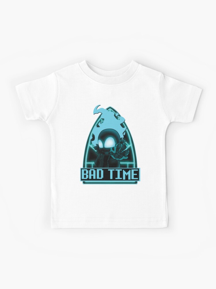 Copy of FNF INDIE CROSS - undertale nightmare sans bad time art | Kids  T-Shirt