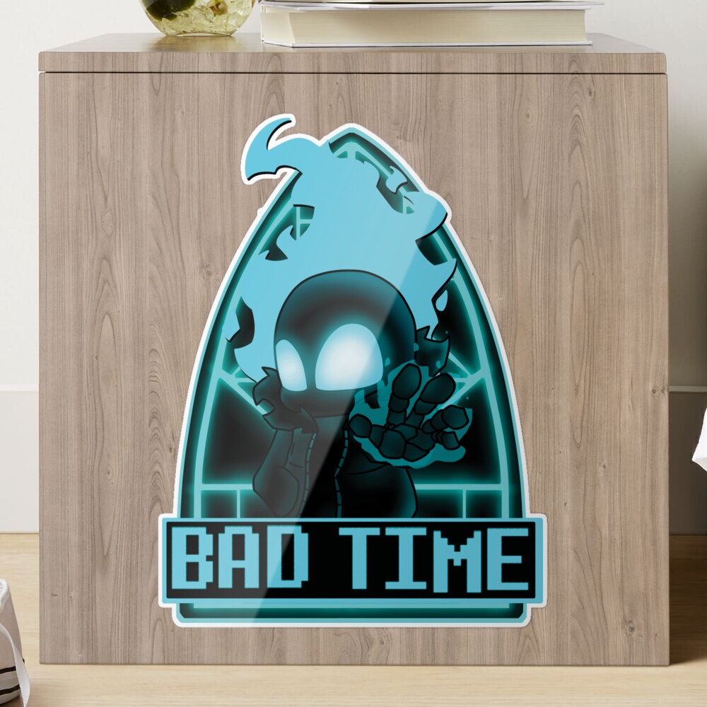 Copy of FNF INDIE CROSS - undertale nightmare sans bad time art  Photographic Print for Sale by Ruvolchik