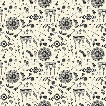 Artwork thumbnail, Aztec pattern by RedTomasB