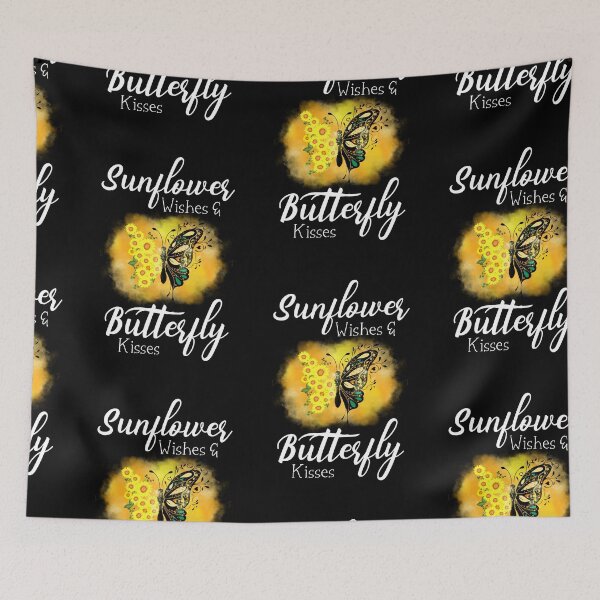 Item preview, Sunflower Wishes And Butterfly Kisses, Sunflower Butterfly Dreams designed and sold by SportyDogShop.