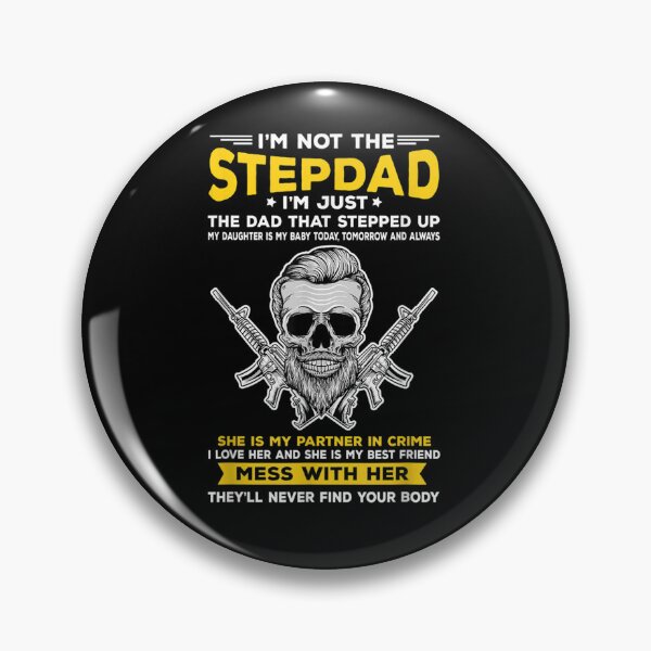 Item preview, Funny Quote Stepdad I'm The DAD Who Stepped Up T-Shirt designed and sold by shop   luisant.