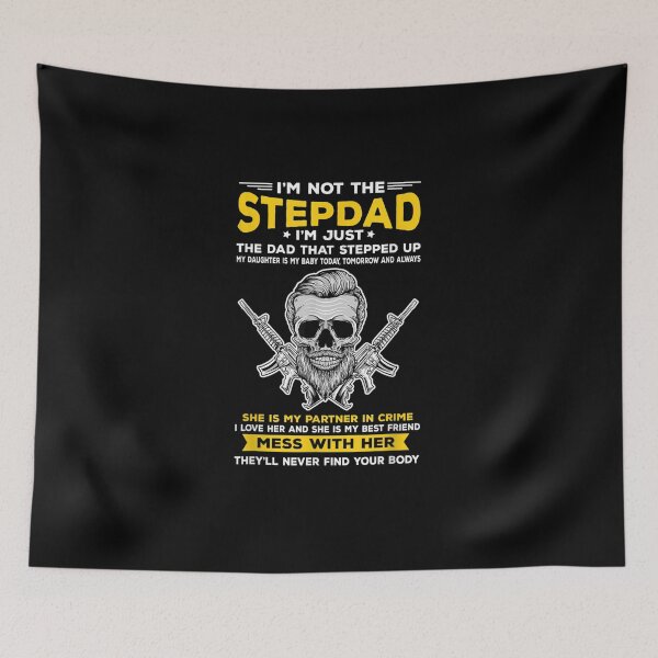 Item preview, Funny Quote Stepdad I'm The DAD Who Stepped Up T-Shirt designed and sold by shop   luisant.