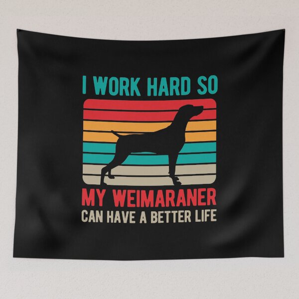 Item preview, Funny Weimaraner Dog designed and sold by artworkbyrihen.