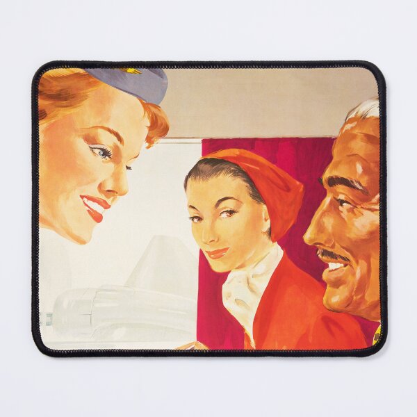 Item preview, FLY SWISS AIRLINES 1955 Retro Travel Advertisement Poster by Hans Looser designed and sold by retroposters.