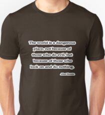 World is, Albert Einstein Unisex T-Shirt