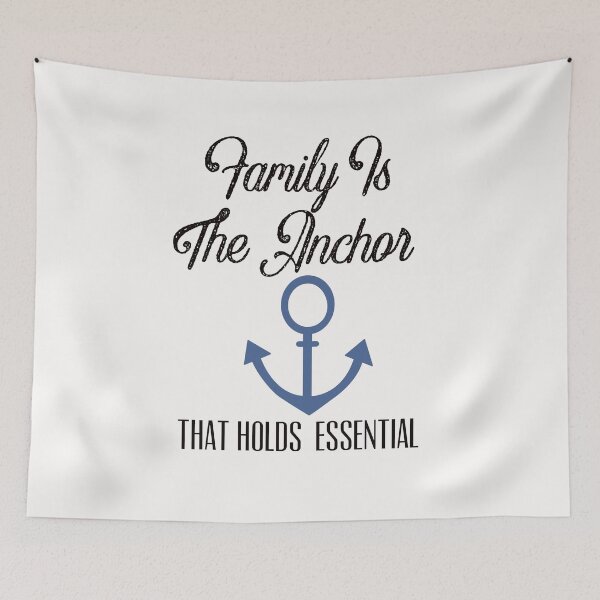 Item preview, Family Is The Anchor That Holds Essential designed and sold by ZubiyaArt.