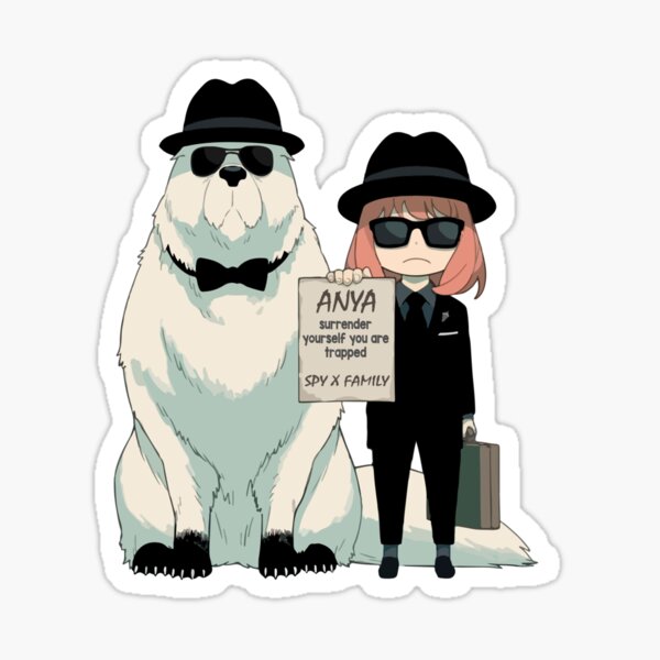 "Spy x Family" Sticker by Fabialopes Redbubble