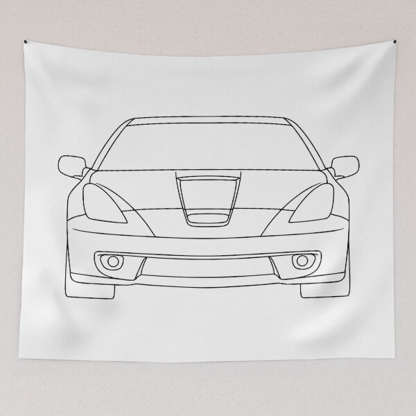 Item preview, Toyota Celica 1999-2003 black lines designed and sold by EdimDesign.
