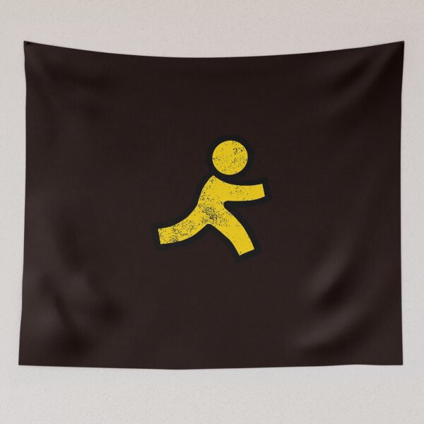 Item preview, AOL Instant Messenger Distressed Logo - Defunct Messaging App - Only 90s Kids Remember - AIM - Forev designed and sold by JakobLaube.