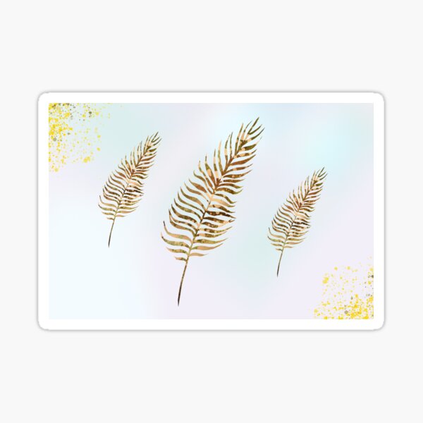 Gold Leaf Sticker