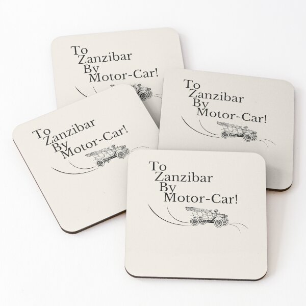 Item preview, To Zanzibar By Motorcar! Black designed and sold by ArtSkeleton.