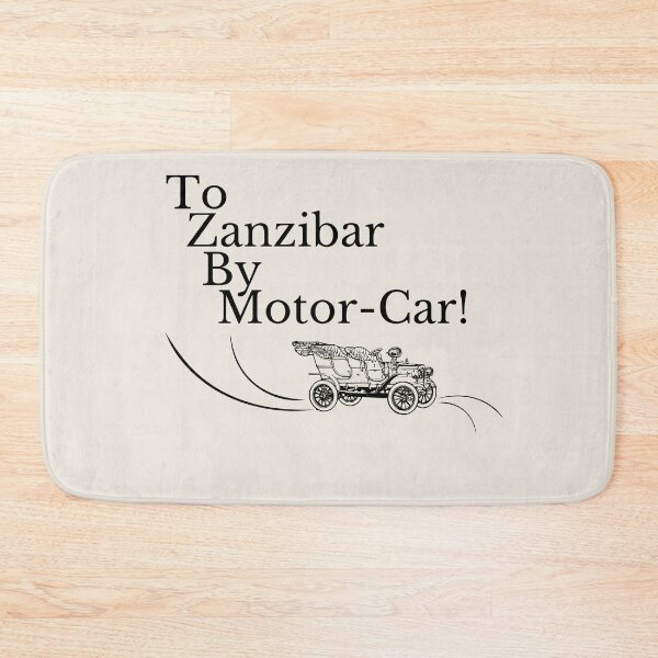 Item preview, To Zanzibar By Motorcar! Black designed and sold by ArtSkeleton.
