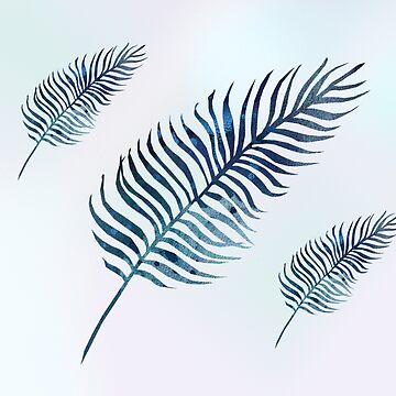 Artwork thumbnail, Blue Leaf by JeanMNelson