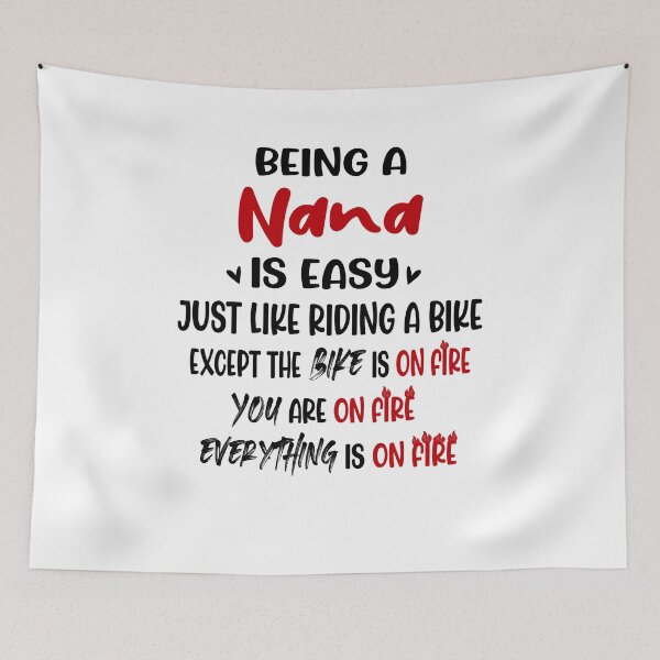 Item preview, Being A Nana Is Like Riding A Bike Mothers Day Birthday Funny Grandma designed and sold by EasyPrintGift.