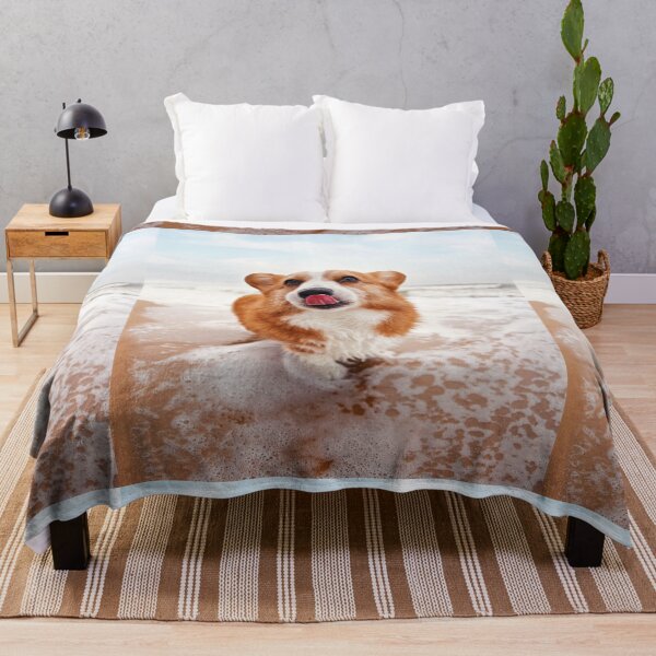 Item preview, Cute Corgi Dog at the Beach designed and sold by TheEndlessStore.