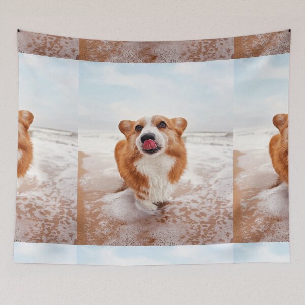 Item preview, Cute Corgi Dog at the Beach designed and sold by TheEndlessStore.