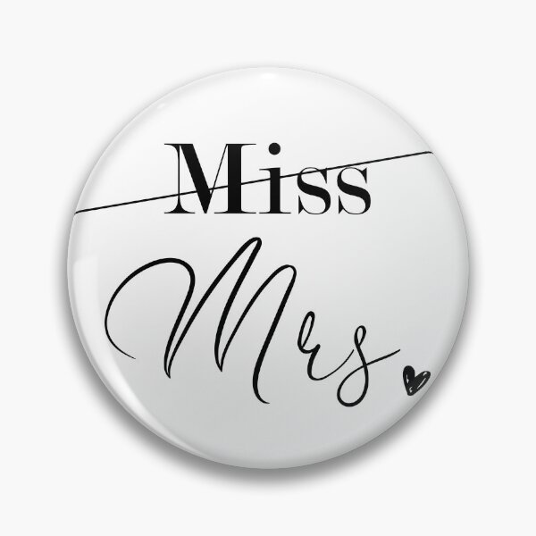 Item preview, Miss to Mrs designed and sold by blacklittlemoon.