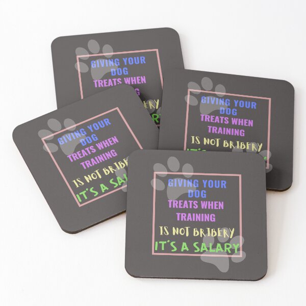 Item preview, Treats are a salary for a job well done.(Dog typography) designed and sold by kookycomet.
