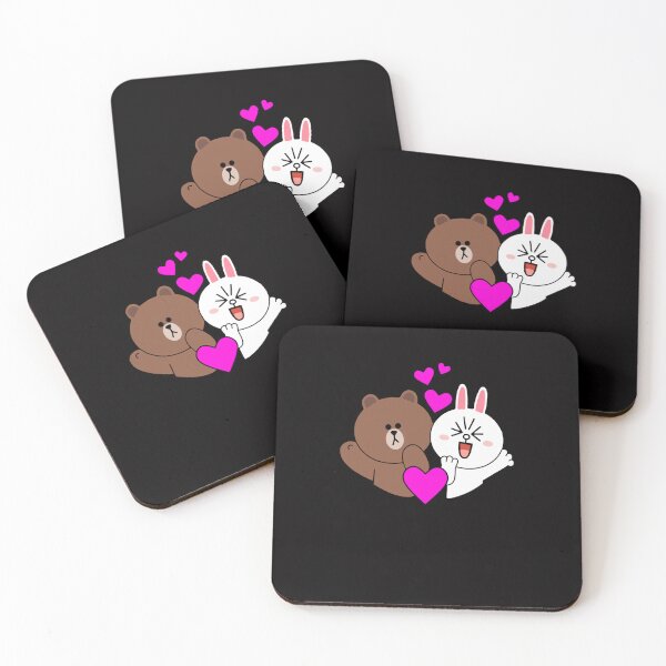 Item preview, Brown bear and cony love and kisses Classic T-Shirt designed and sold by HermannBunde.