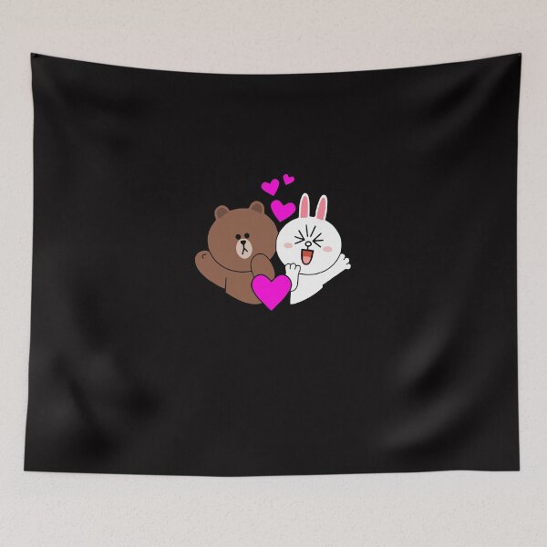 Item preview, Brown bear and cony love and kisses Classic T-Shirt designed and sold by HermannBunde.