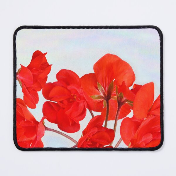 Item preview, Summer Red Geranium Flowers designed and sold by FineArtography.