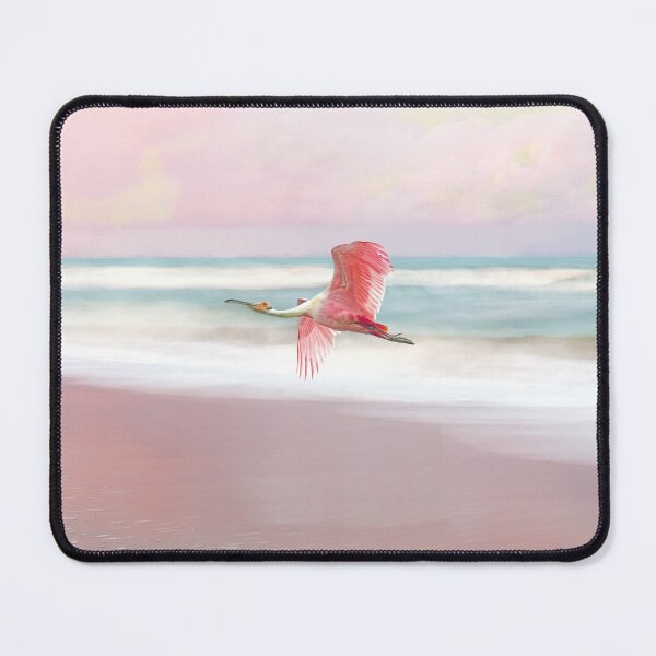 Item preview, Roseate Spoonbill at Pink Beach designed and sold by FineArtography.