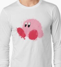 Kirby Splatter ~ ☆ Long Sleeve T-Shirt