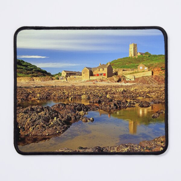 Item preview, Wembury Beach & St Werburghs Church designed and sold by galpinimages.
