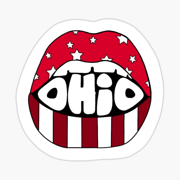 The Ohio State University Sticker OSU Buckeyes Stickers Vinyl