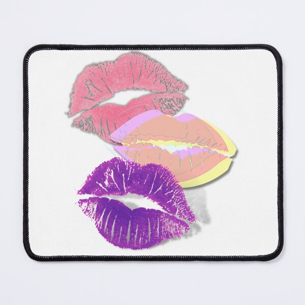 Item preview, Kissy lips lipstick marks, XOXO hydro stickers kiss t shirts & mugs designed and sold by Paintingladycat.