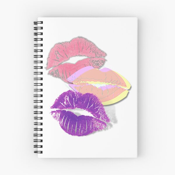 Item preview, Kissy lips lipstick marks, XOXO hydro stickers kiss t shirts & mugs designed and sold by Paintingladycat.