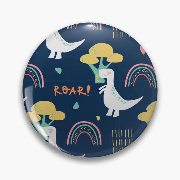 Item preview, Cute Baby Dino Roar Kids Pattern designed and sold by TeeBeesDesign.