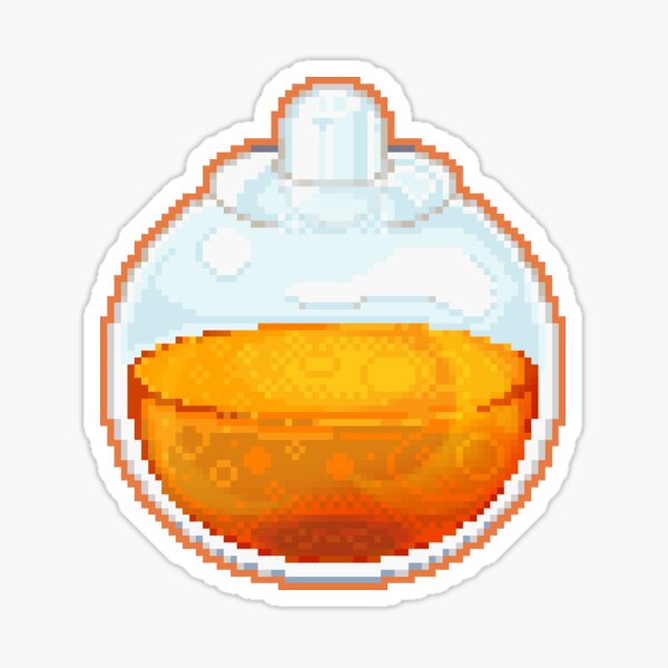 Health Potion sticker — Stubborn Toad