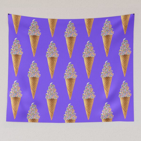 Item preview, Rainbow Sprinkle Dipped Vanilla Ice Cream Cone designed and sold by Deborah Camp.