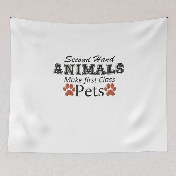 Item preview, Second Hand Animals Make First Class Pets  designed and sold by esbaysbai.