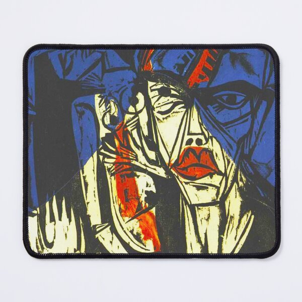 Item preview, HD ERNST LUDWIG KIRCHNER - Kämpfe Fights designed and sold by Go Logo Designs.